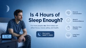 Is 4 Hours of Sleep Enough? What Happens and Why It Matters