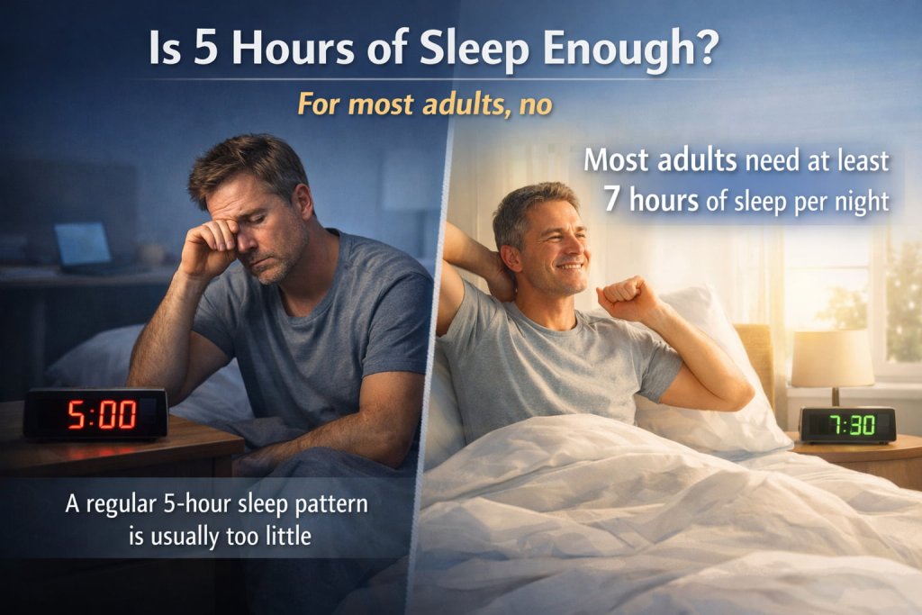 Is 5 Hours of Sleep Enough? Risks, Effects, and What to Do