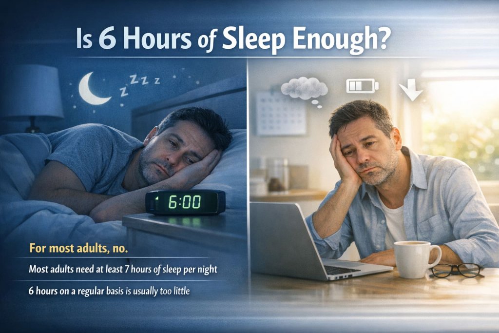 Is 6 Hours of Sleep Enough? Risks, Signs, & What Adults Need