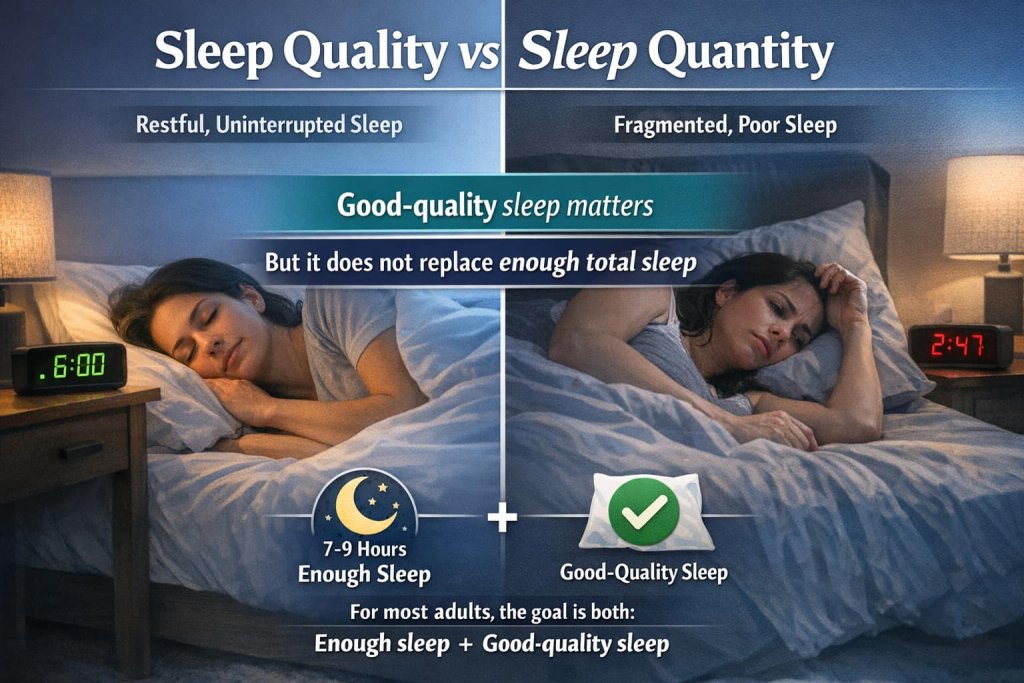 Is 6 Hours of Sleep Enough if the Sleep Quality Is Good?