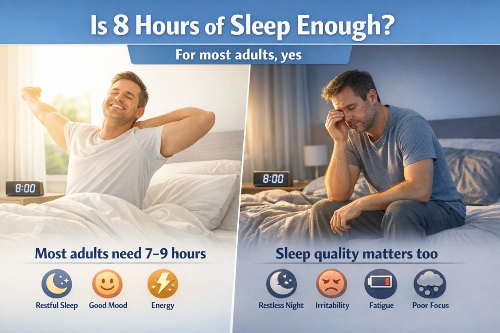 Is 8 Hours of Sleep Enough? What Most Adults Need to Know