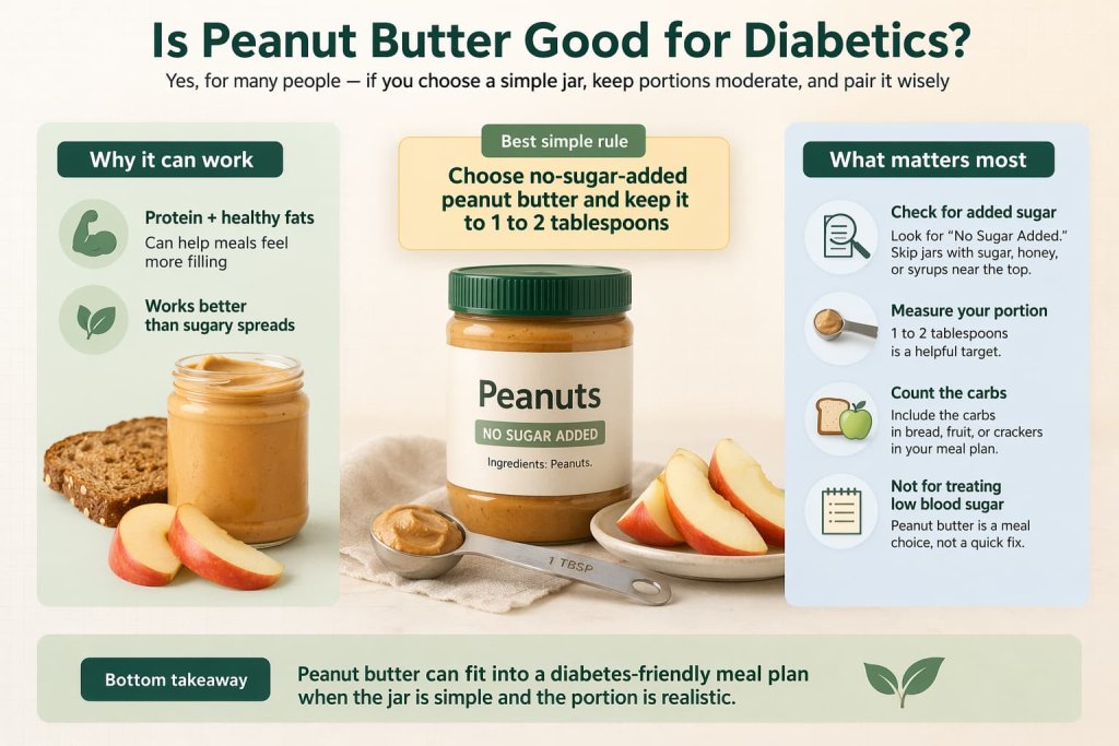 Is Peanut Butter Good for Diabetics? Benefits & Risks