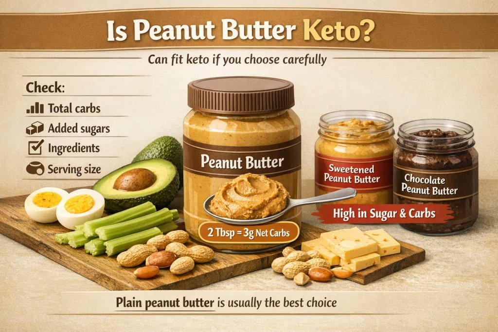 Is Peanut Butter Keto? Carbs, Best Types, and What to Avoid