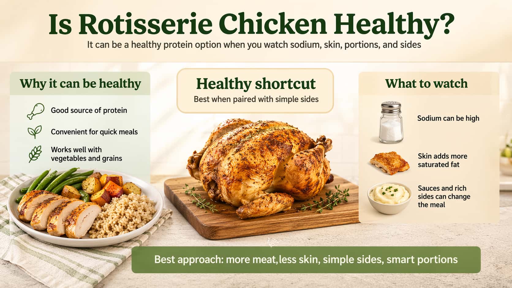 Is Rotisserie Chicken Healthy? Benefits, Risks, and How to Eat It
