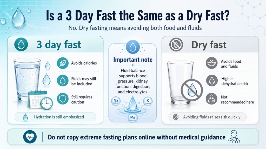 Is a 3 Day Fast the Same as a Dry Fast?