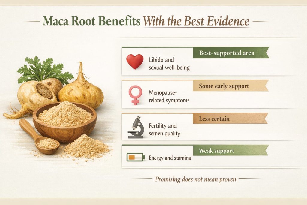 Maca Root Benefits With the Best Evidence