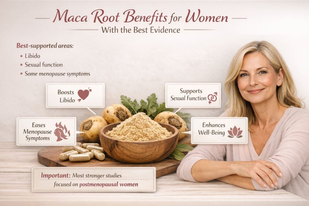 Maca Root Benefits for Women With the Best Evidence