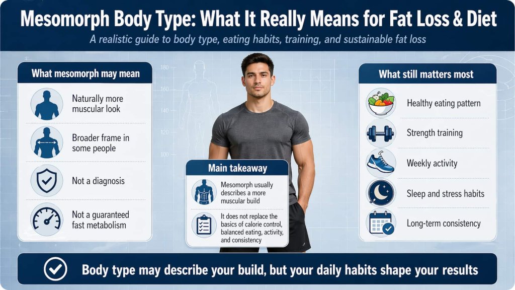 Mesomorph Body Type: What It Really Means for Fat Loss & Diet
