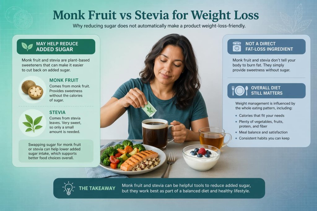 Monk Fruit vs Stevia for Weight Loss