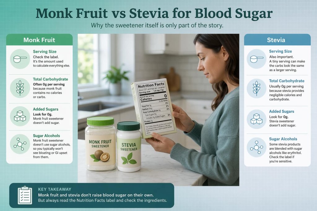 Monk Fruit vs Stevia for Blood Sugar