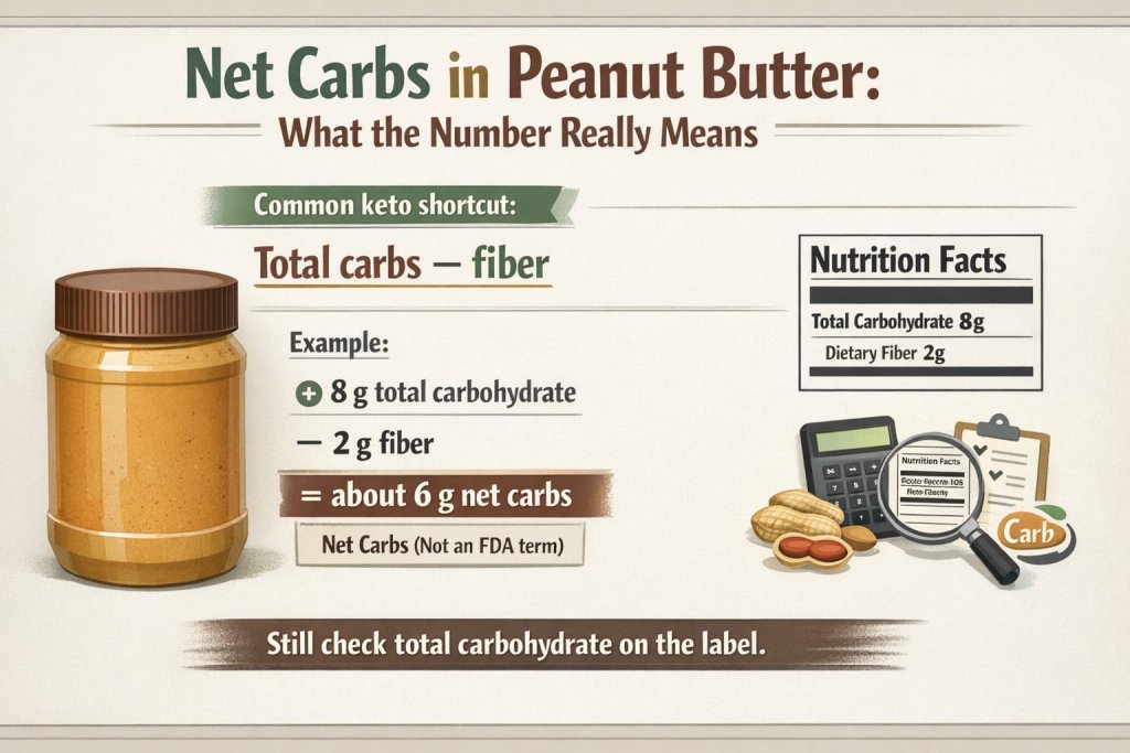Net Carbs in Peanut Butter: What the Number Really Means