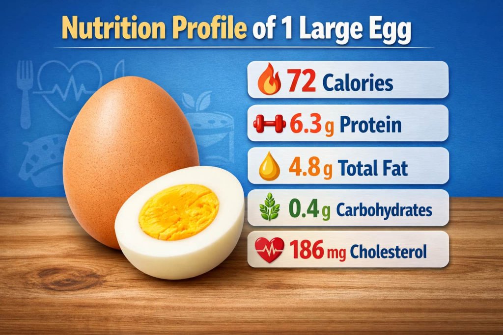 Nutrition Profile of 1 Large Egg