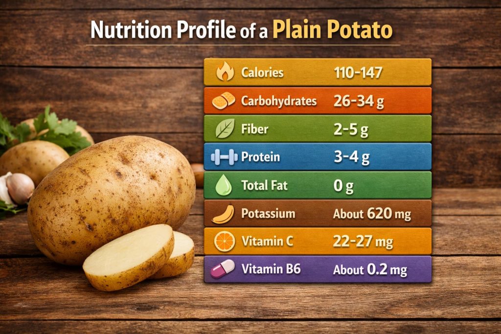 Nutrition Profile of a Plain Potato