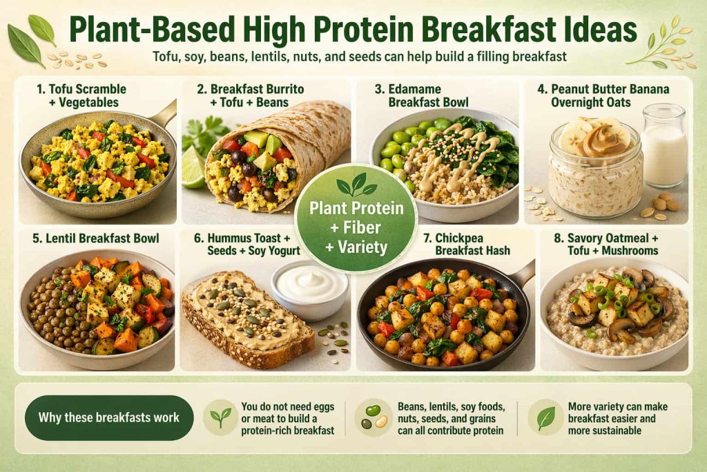 Plant-based high protein breakfast ideas