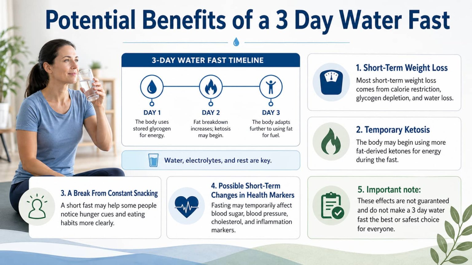 3 Day Water Fast: Benefits, Risks, and How to Break It Safely