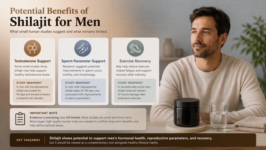 Potential Benefits of Shilajit for Men