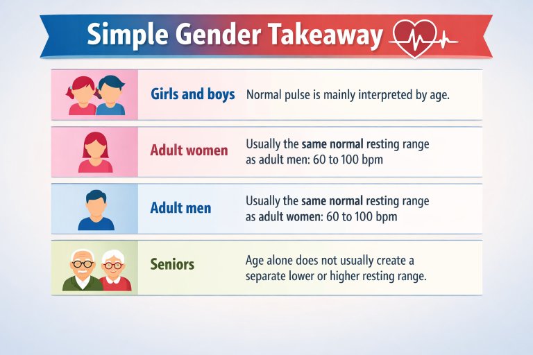 Normal Resting Heart Rate Chart by Age and Gender: Normal Resting Pulse Ranges Explained