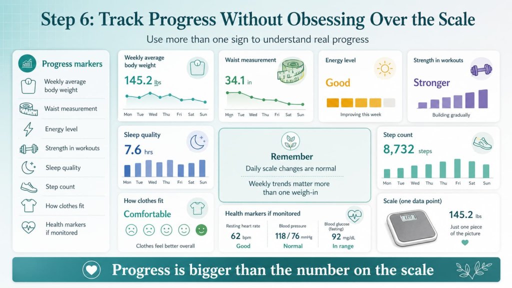 Step 6: Track Progress Without Obsessing Over the Scale