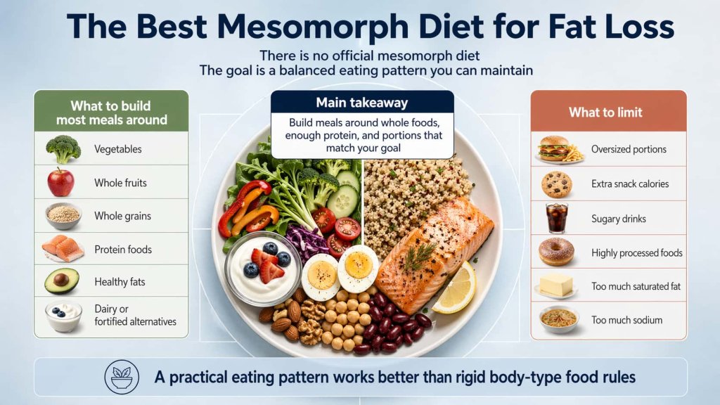 The Best Mesomorph Diet for Fat Loss