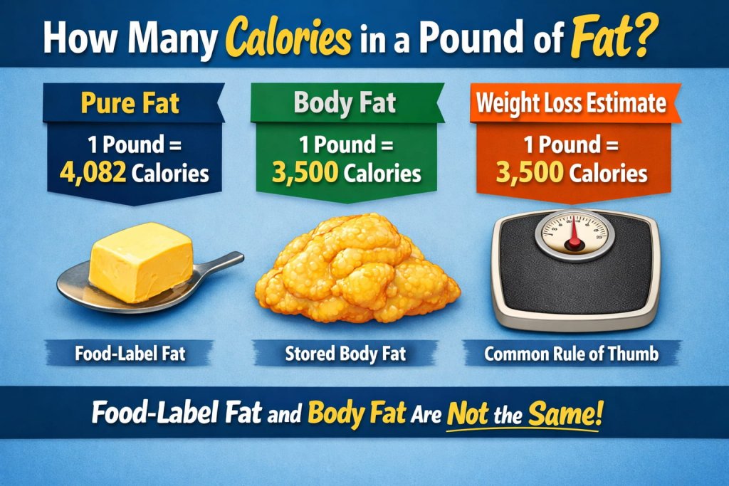 How Many Calories in a Pound of Fat