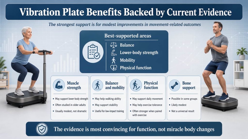Vibration Plate Benefits Backed by Current Evidence