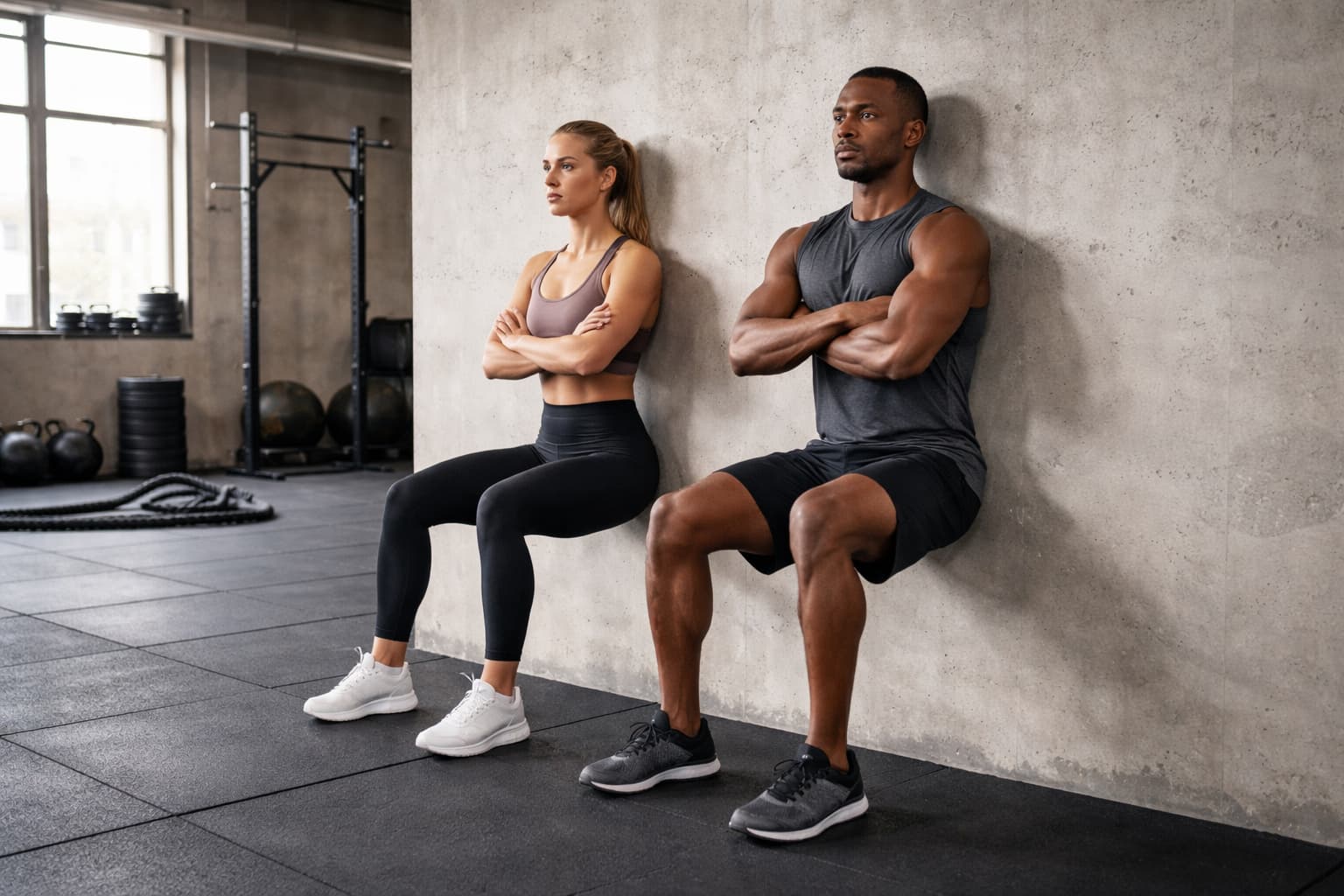 Wall Sit Exercise Proper Form Benefits And Variations
