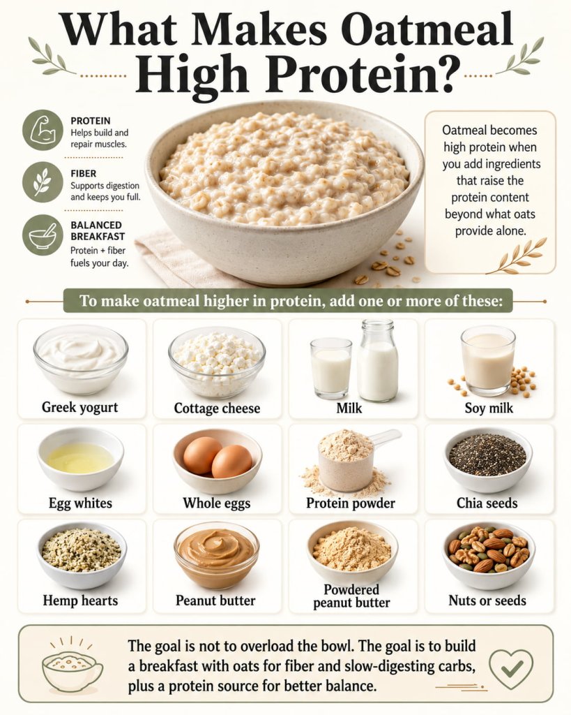 What Makes Oatmeal High Protein?