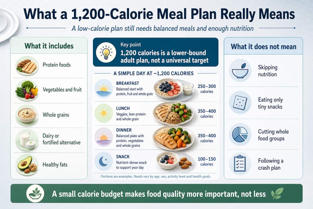 What a 1,200-Calorie Meal Plan Really Means
