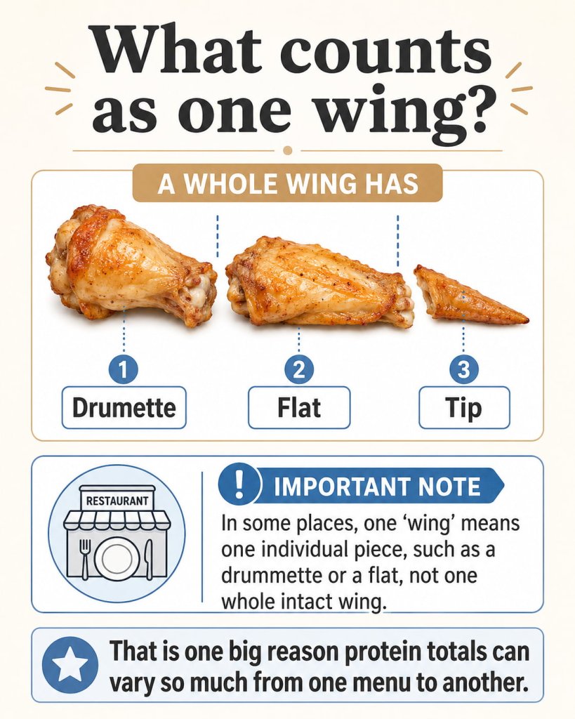 What counts as one wing?