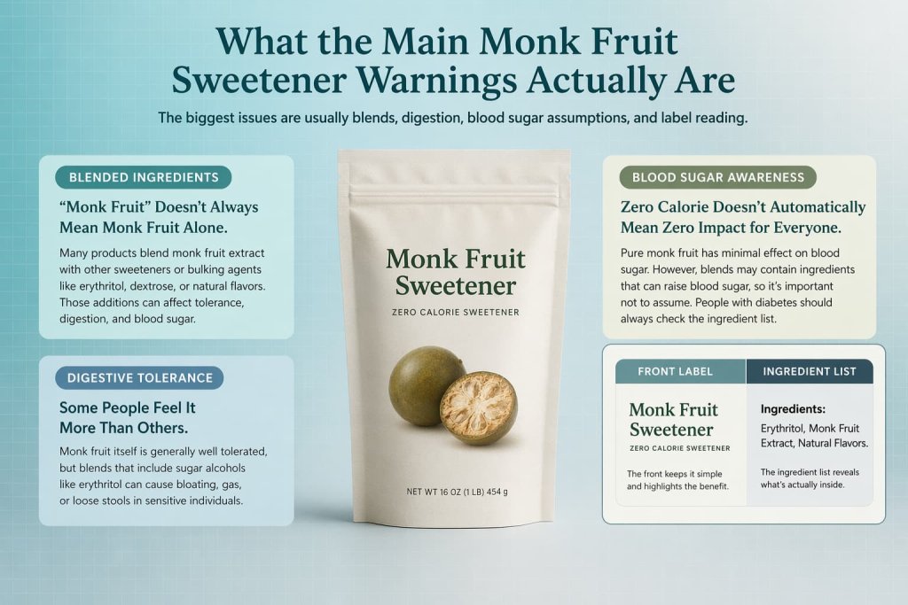 What the Main Monk Fruit Sweetener Warnings Actually Are