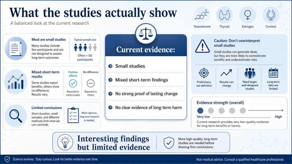 What the studies actually show