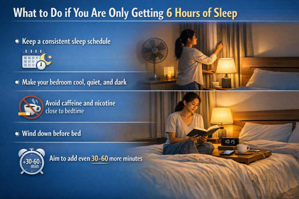 What to Do if You Are Only Getting 6 Hours of Sleep