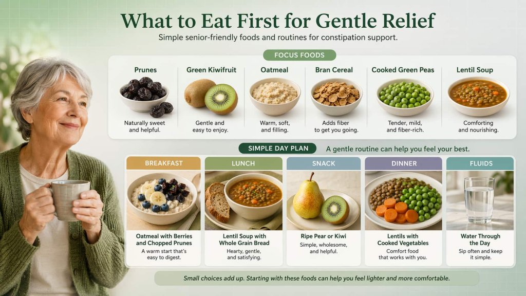 What to eat first for gentle relief