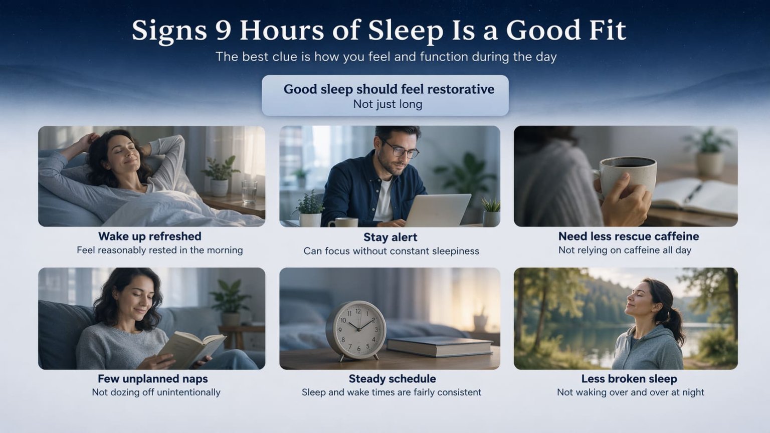 Is 9 Hours of Sleep Good? Benefits, Age Guide & Warning Signs