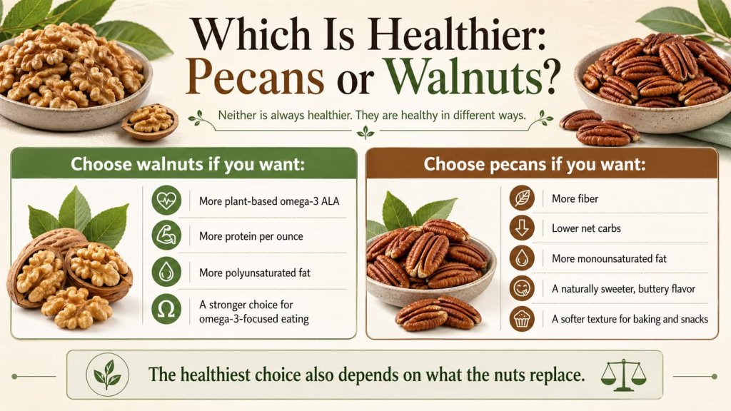 Which Is Healthier: Pecans or Walnuts?