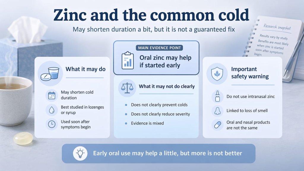 Zinc and the common cold