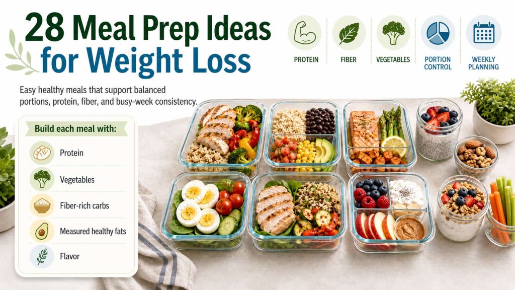 28 Meal Prep Ideas for Weight Loss: Easy Healthy Meals