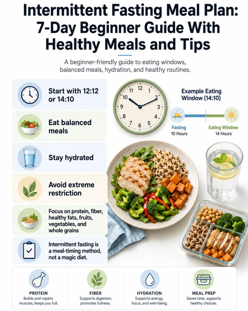 7-Day Intermittent Fasting Meal Plan for Beginners