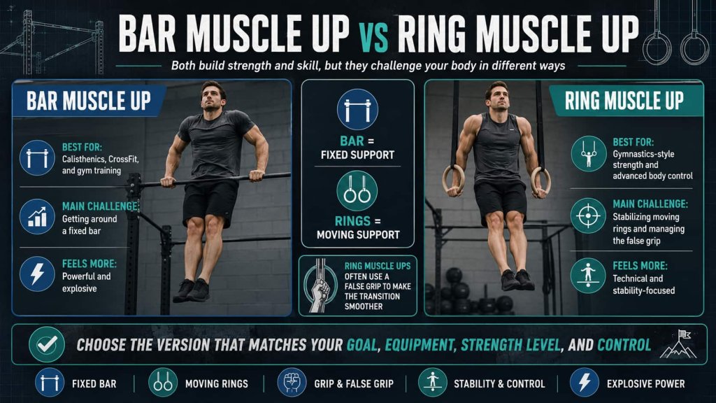Bar Muscle Up vs Ring Muscle Up