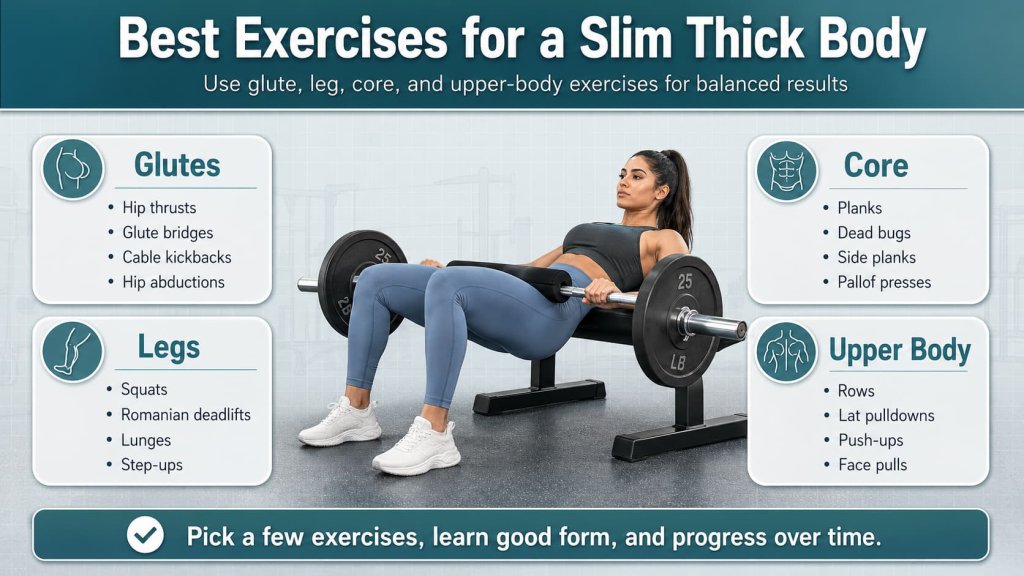 Best Exercises for a Slim Thick Body