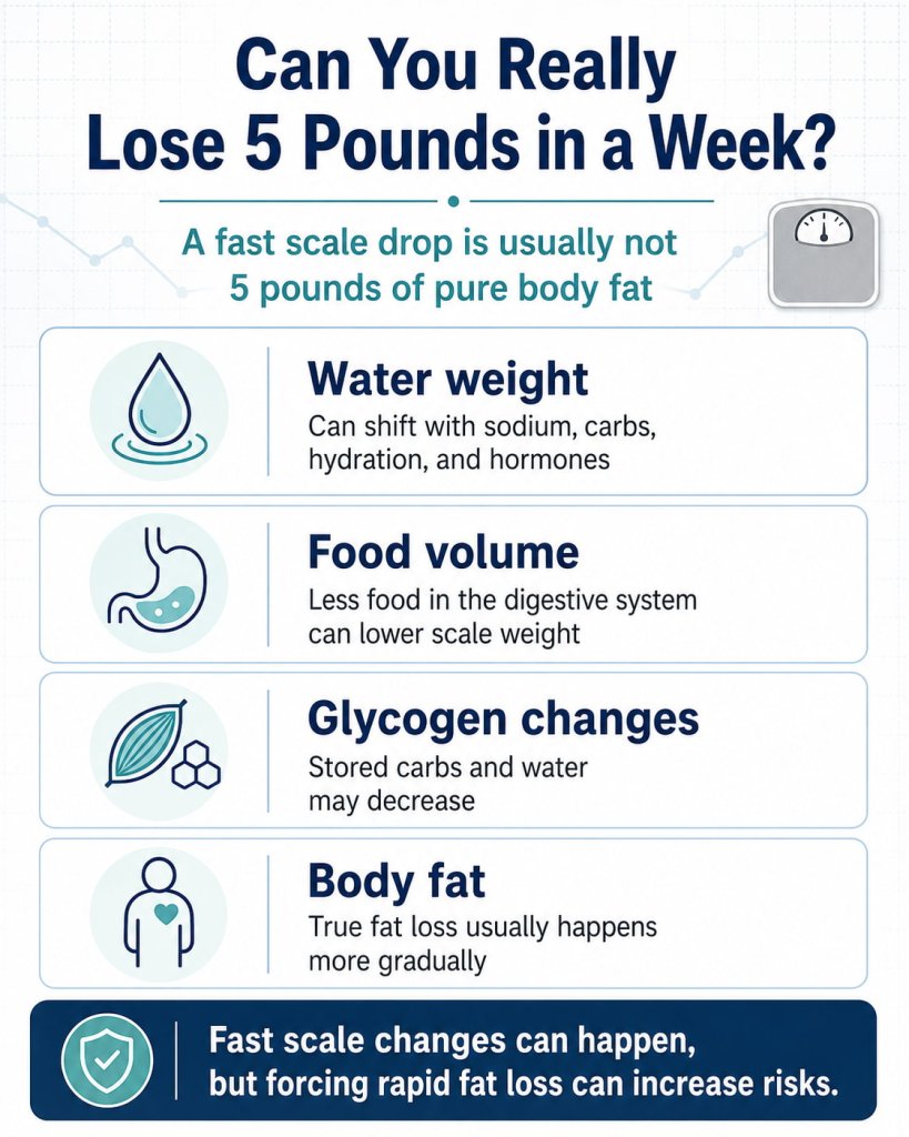 Can You Really Lose 5 Pounds in a Week?