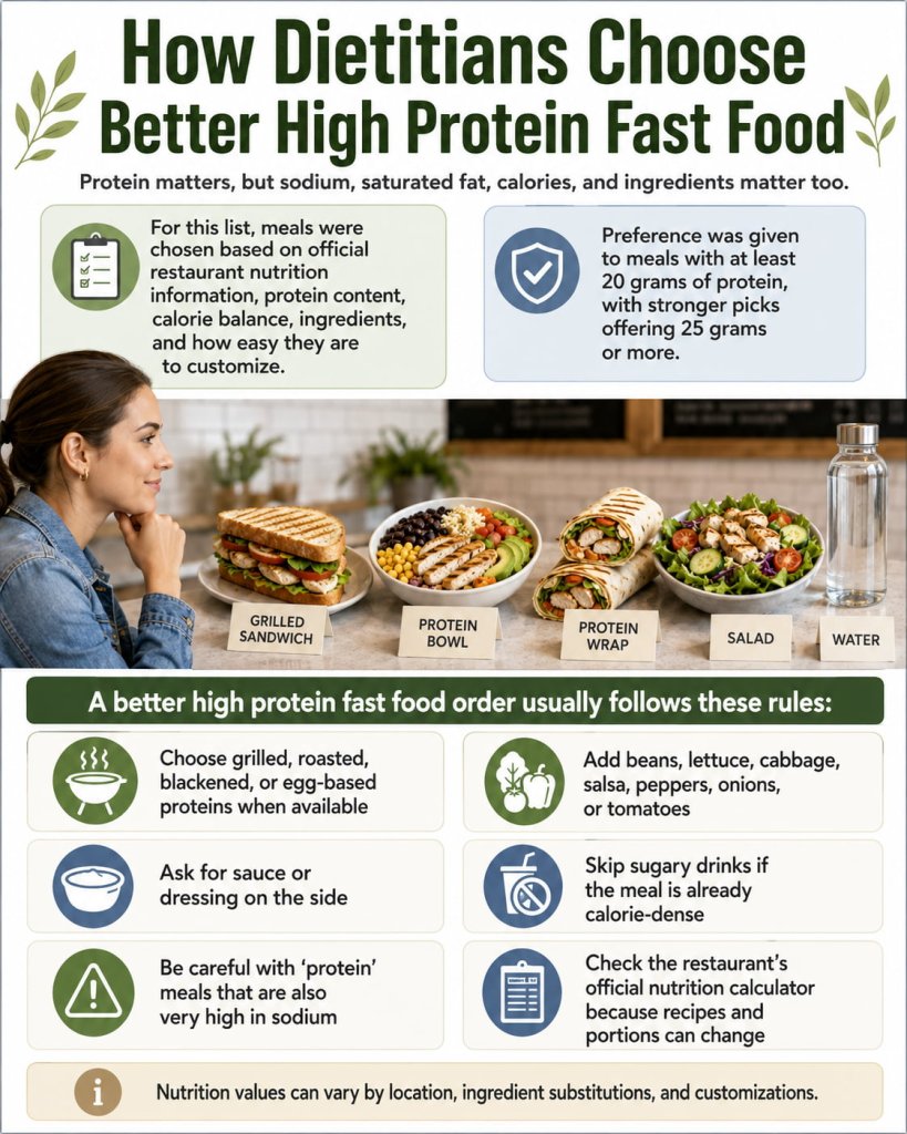How Dietitians Choose Better High Protein Fast Food