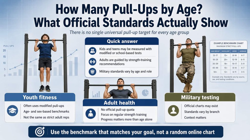 How Many Pull-Ups by Age? Official Standards Explained