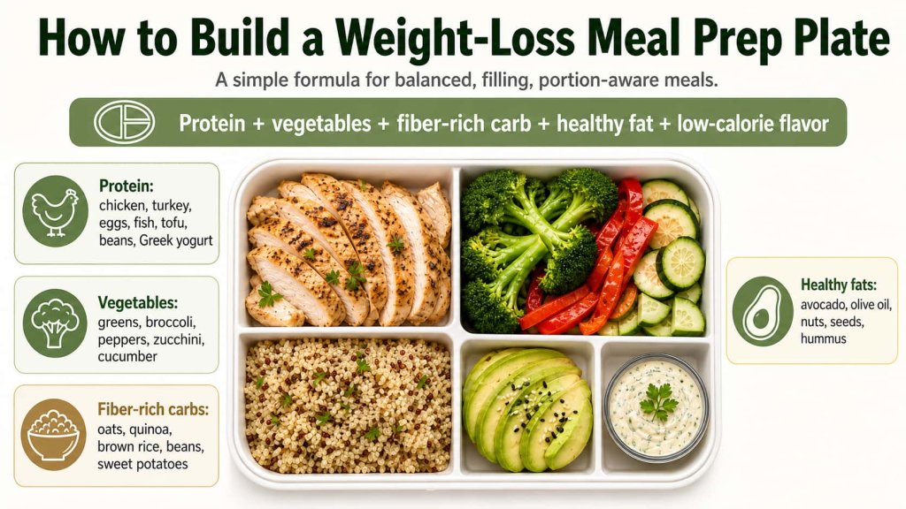 How to Build a Weight-Loss Meal Prep Plate