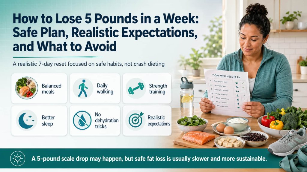 How to Lose 5 Pounds in a Week Safely: Realistic Plan