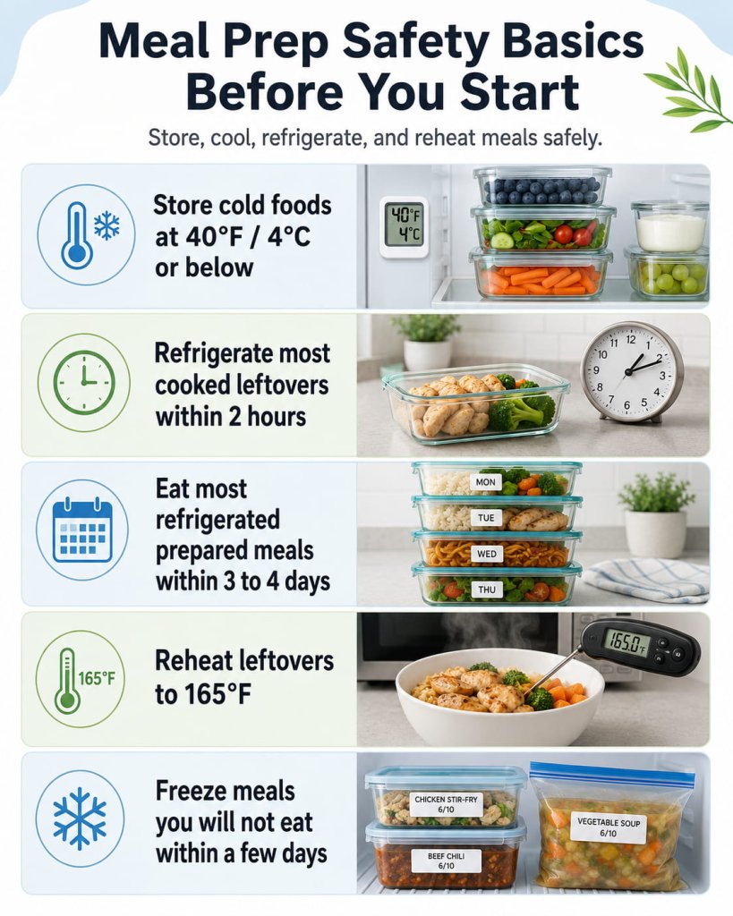 Meal Prep Safety Basics Before You Start