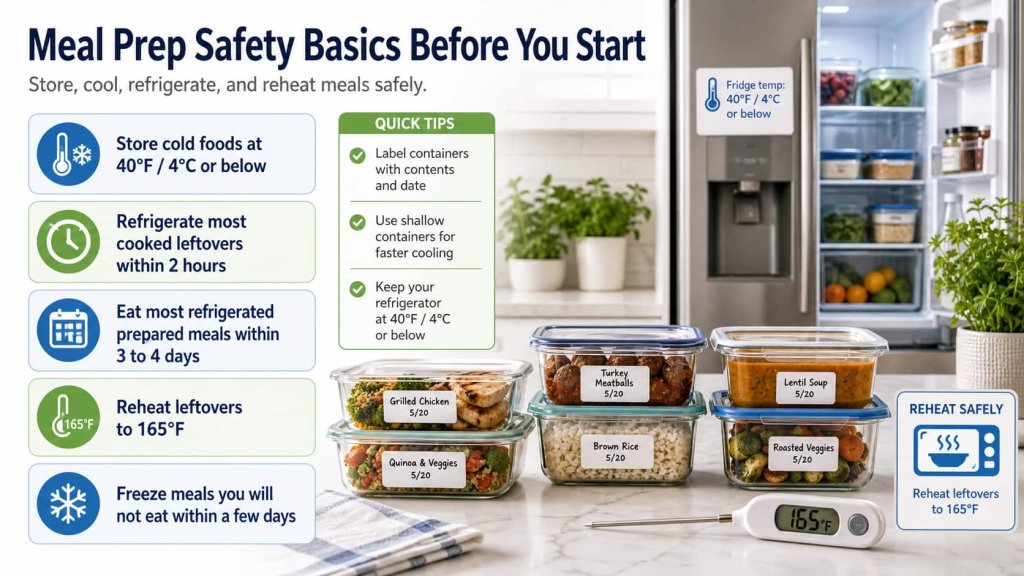 Meal Prep Safety Basics Before You Start