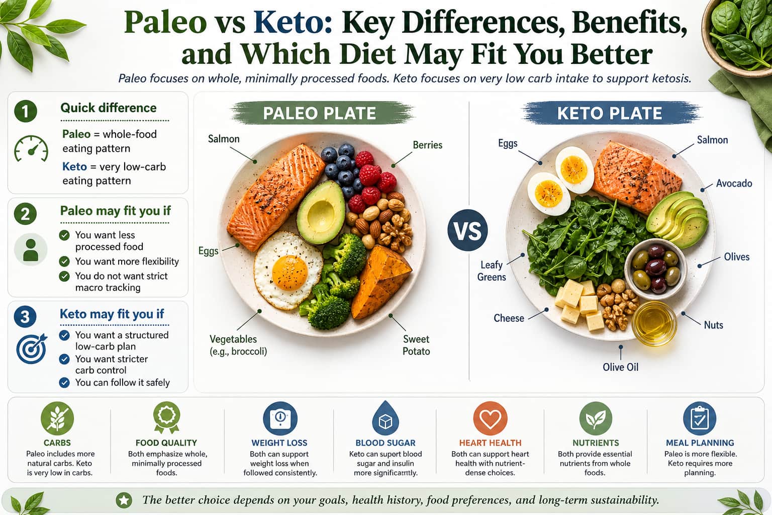 Paleo vs Keto: Key Differences, Benefits, and Which Is Better?
