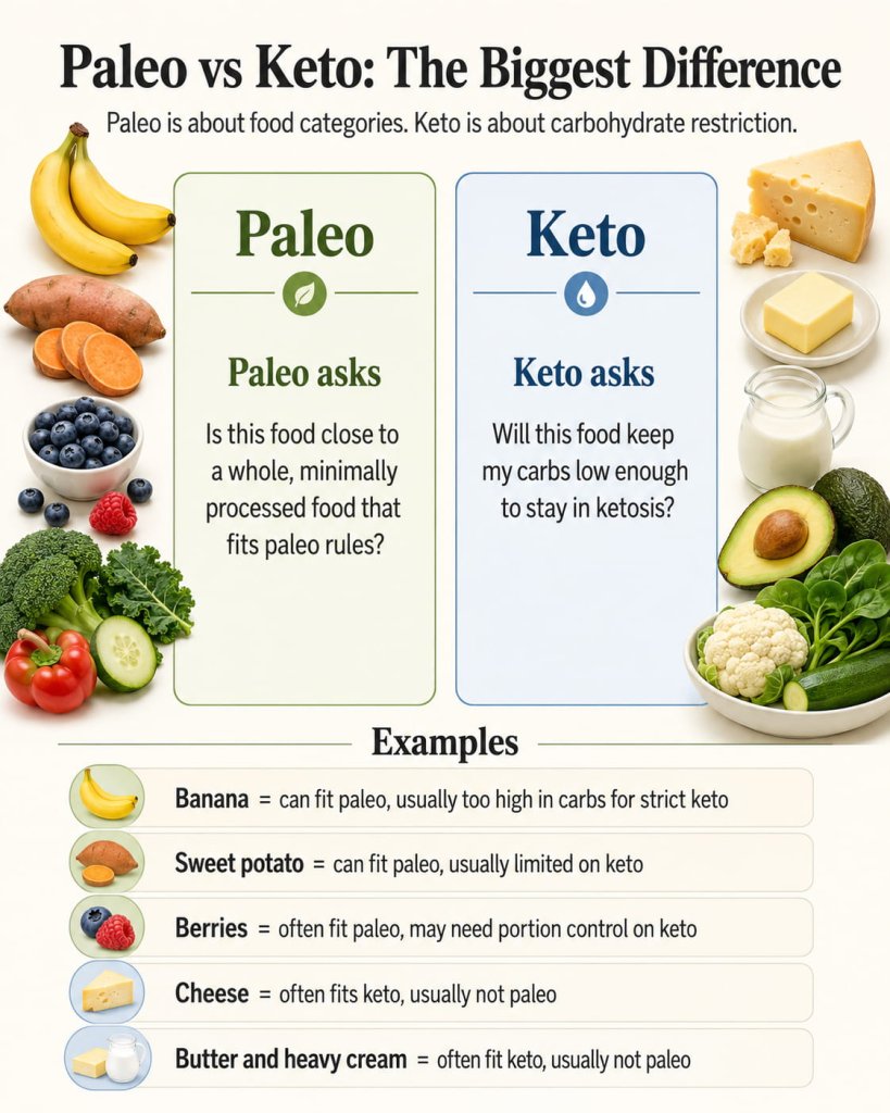 Paleo vs Keto: The Biggest Difference