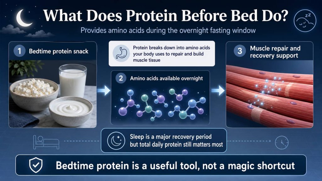 What Does Protein Before Bed Do?